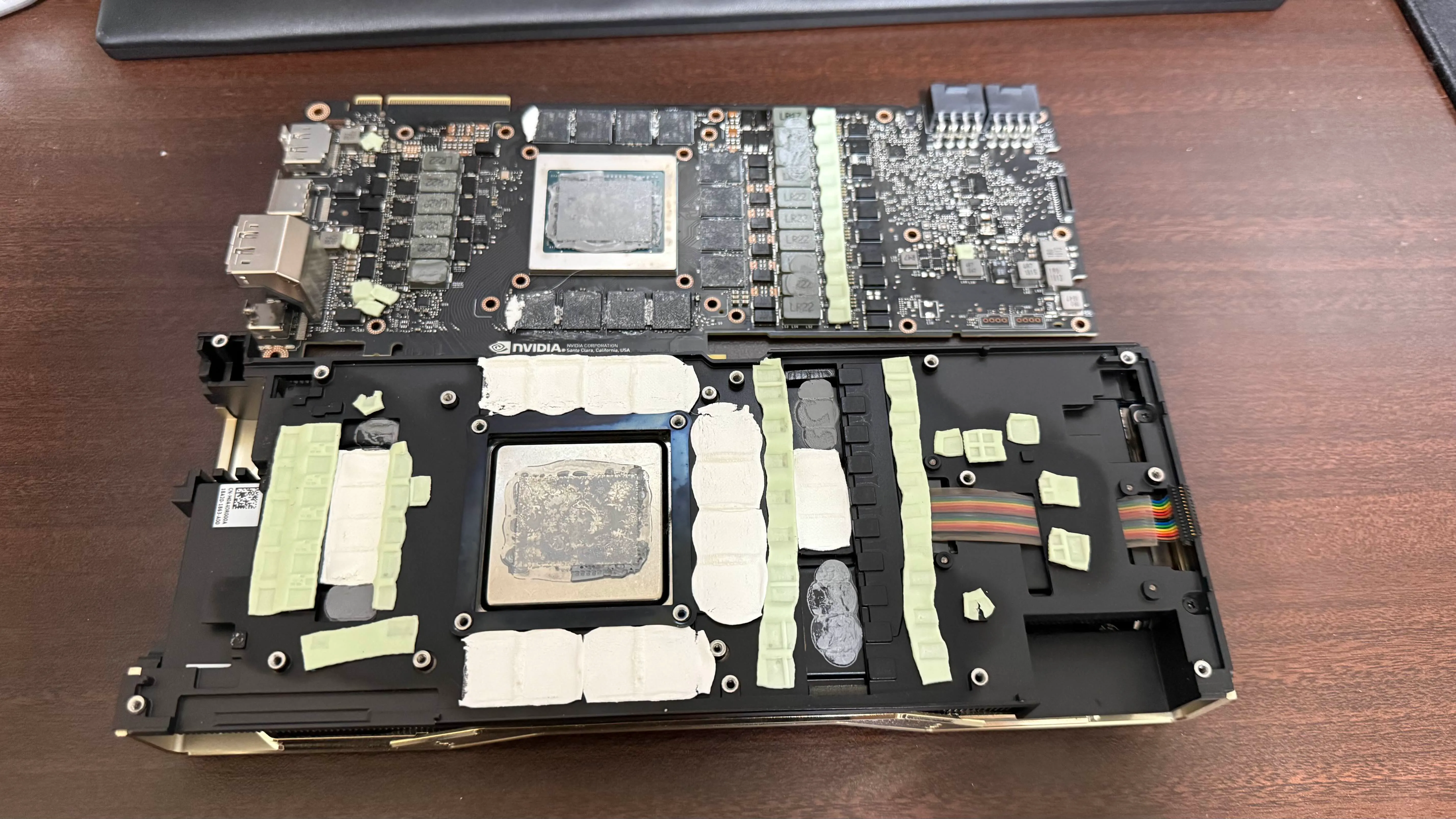Nvidia GTX980 グリス塗り替え済み GPU清掃実績】NVIDIA TITAN RTXのグリス塗り替え・サーマルパッド交換